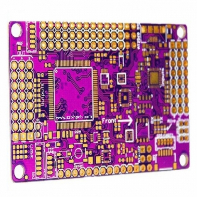 ④层紫色电金PCB